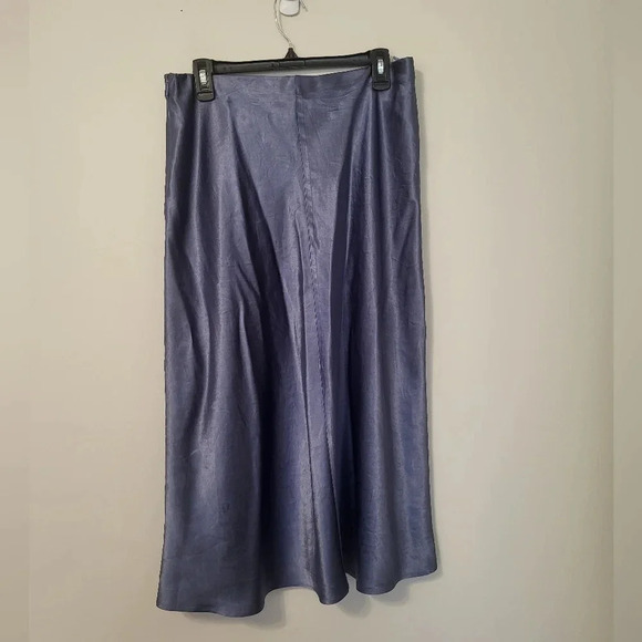MAX MARA Leisure Coimbra Draped High Waisted Satin Midi Skirt(L)12 - Picture 2 of 11